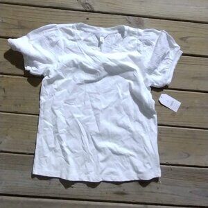 TIME AND TRUE white S 4-5 NEW WITH TAG